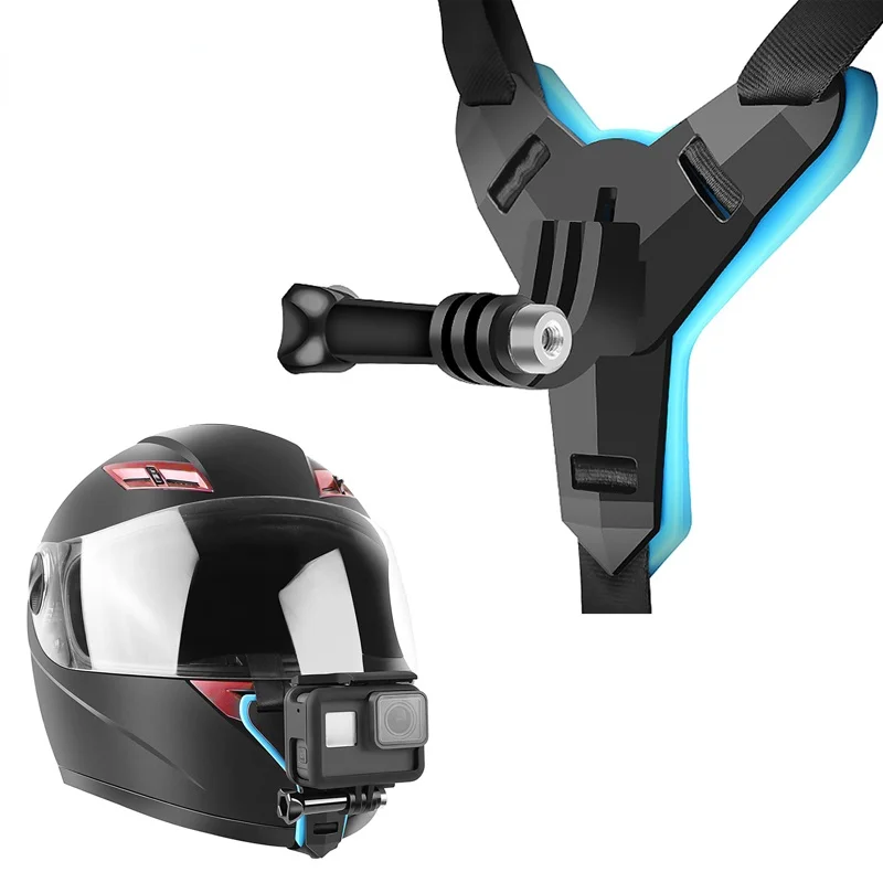 

Шлем подбородок с кронштейном мотоциклетный шлем фотокамера для GoPro Hero DJI Osmo Экшн-камера s