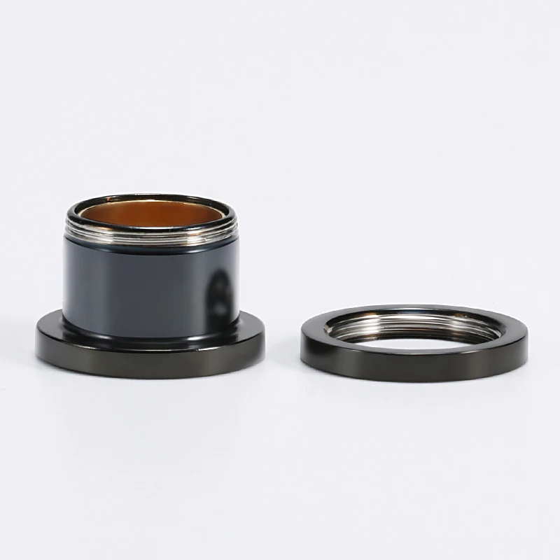 Black Stainless Steel Ear Piercing Earrings Gauges Ear Plugs Expanders Stretchers Flesh Tunnel Gold Plated Body Jewelry 2Pcs/Lot