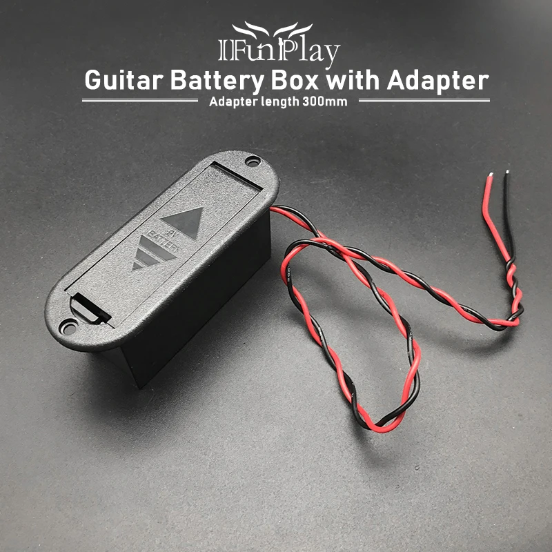 Guitar Bass Active Pickup 9V Volt Battery Cover Box Case Holder ABS