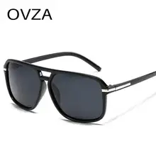 OVZA поляризованные очки для вождения мужские солнцезащитные очки зеркальные Брендовые дизайнерские прямоугольные стильные ультралегкие S7006