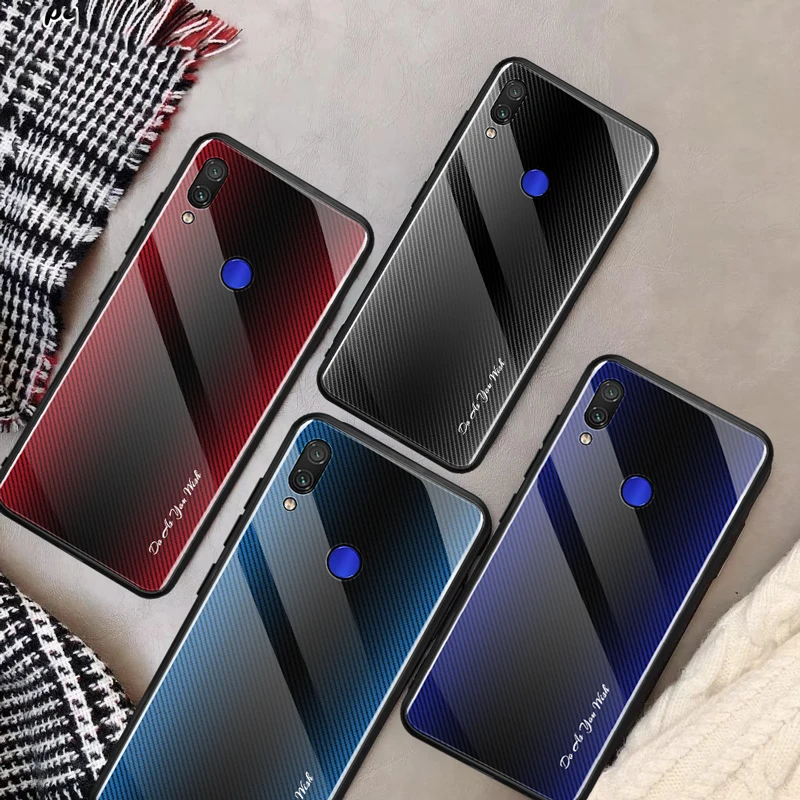 

Tempered Glass Back Cover For Xiaomi Mi9 SE Mi A3 Lite CC9 CC9E Mi 9T Pro Color Glass Redmi Note 7 5 6 Pro 7A K20 Pro Phone Case