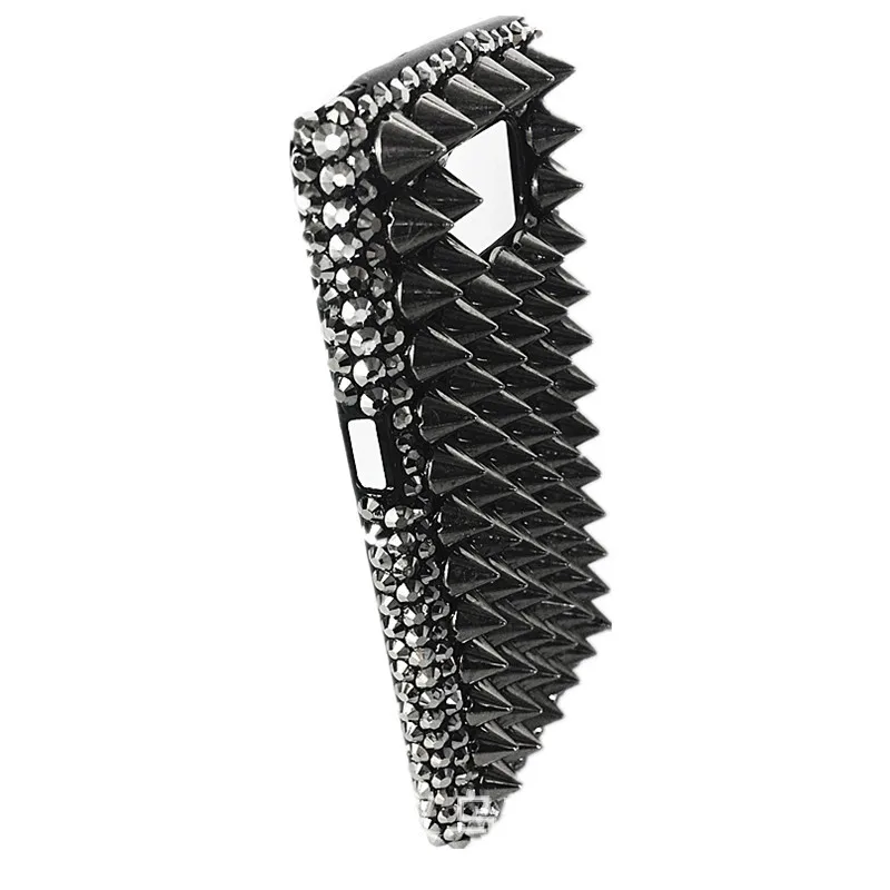 Rock Full Metal Punk Spikes Studs Rivet Bling Diamond Case Cover For Samsung Galaxy Note 20 10 9 8 S21 S20 Ultra S10E/9/8 Plus Rock Full Metal Punk Spikes Studs Rivet Bling Diamond Case Cover For Samsung Galaxy Note 20 10 9 8 S21 S20 Ultra S10E/9/8 Plus