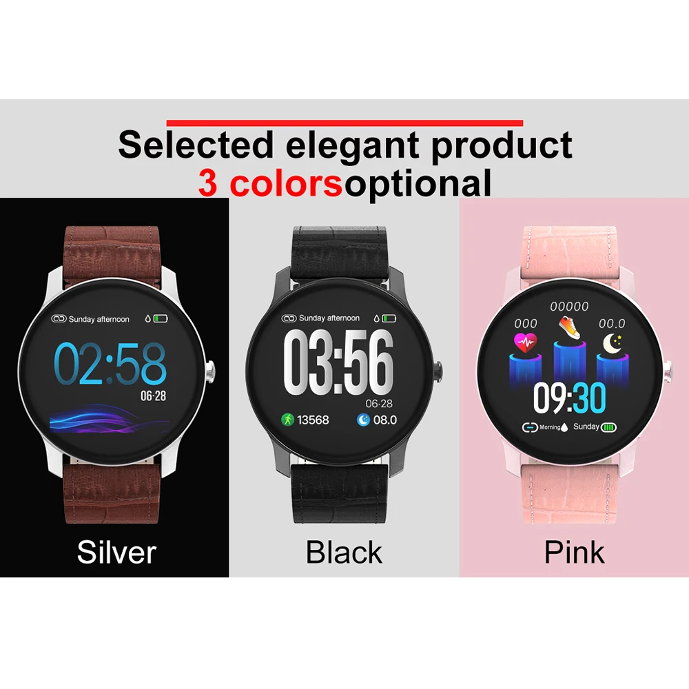

Smart Watch T90 Smart Watches Waterproof Sports for Phone Smartwatch Heart Rate Monitor Blood Pressure Function For Women men