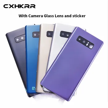 

For Samsung Galaxy Note 9 Battery Back Cover Door Housing+ear Camera Glass Lens Frame Replacement Repair Parts