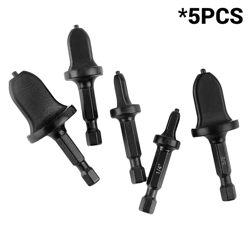 5x Hex Shank Bits Air Conditioner Copper Tube Expander Swaging Flaring