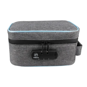 

Smell Proof Bag with Combination Lock Odor Proof Stash Case Container for Herbs Medicine Lock Box Travel Storage Case 8 layers