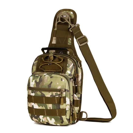 Mannen Tail Pak Zakken холст Tail Tas Voor Mannen Vrouwen Fanny Tas Camouflage Fiets Apparatuur Gereedschappen borst Zak - Цвет: CP