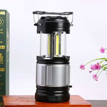 

5W COB LED Camping Lamp 300LM Waterproof Collapsible Tent Lantern Flashlight Handheld Spotlight Lantern Flashlight