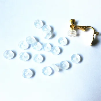 

New Arrival! 7x3mm 300pcs Soft Silicone Ear Stud cap for Hand Made Earring DIY Parts,Jewelry Accessories Findings & Component-3