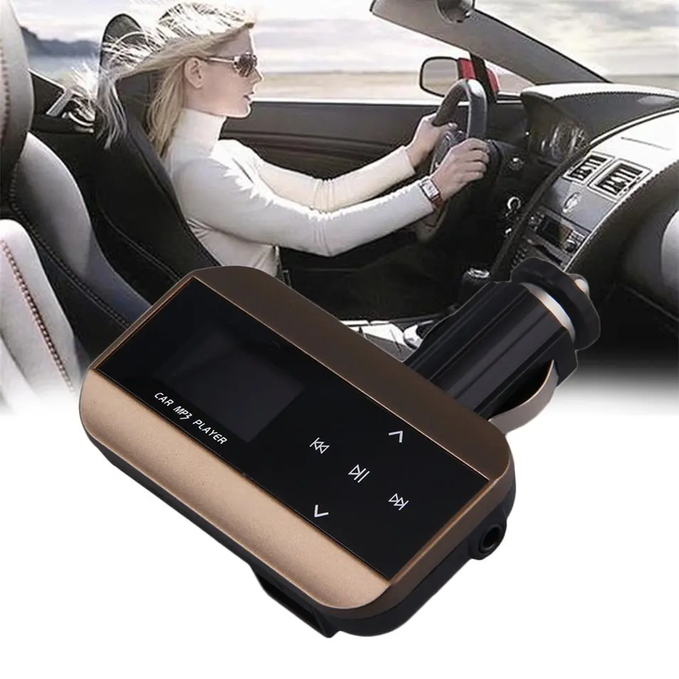 

CAR MP3 MUSIC FM TRANSMITTER LCD DISPLAY + USB SD PLAYBACK FM-30B KIT