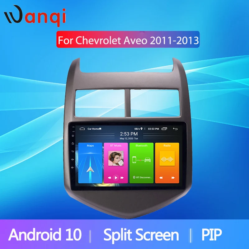 Android10 9 &quotIPS2.5D Spilt экран PIP Автомобильный GPS мультимедийный плеер для 2010 2011 2012 2013