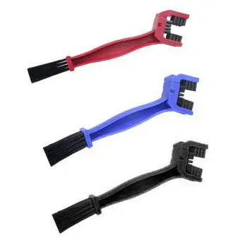 

Motorcycle Three Sides Chain Cleaning Brush Universal Rim Care Tire Bicycle Gear Chain Maintenance Cleaner Dirt Brush Maintains