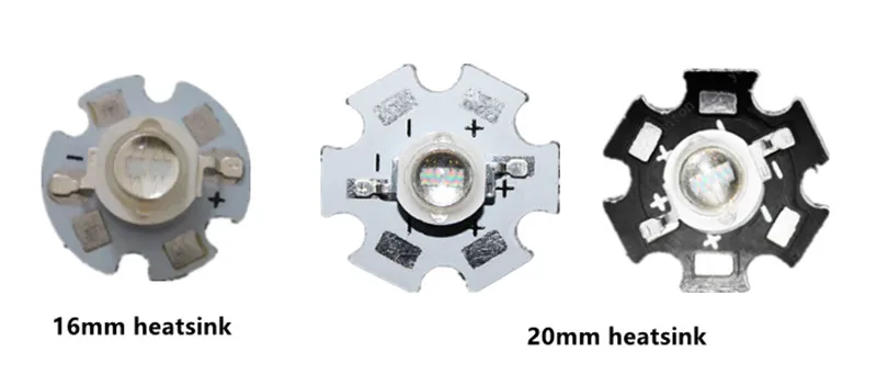10 шт./лот 3 Вт 5 Вт высокой мощности Мощность UV led 365nm 380nm 395nm 405nm 420nm с 16 мм или 20 мм радиатора