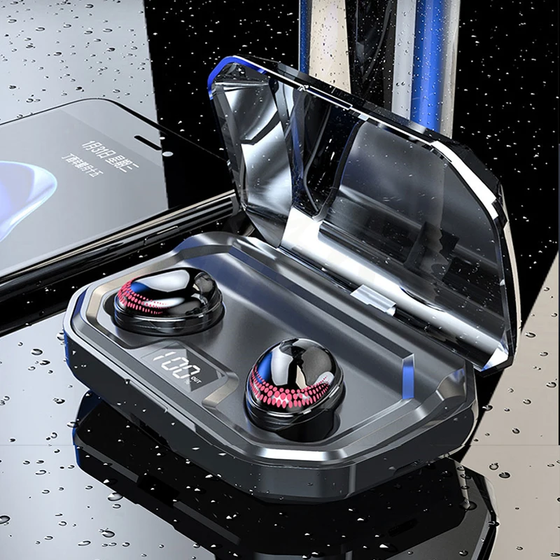X10 TWS auriculares bluetooth inalambrico HIFI беспроводные наушники 8D стерео спортивные наушники гарнитура игровые наушники - Цвет: X10