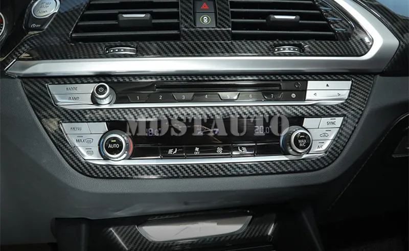 1 шт. центральная консоль из углеродного волокна для BMW X3 G01 X4 G02 2018 2020|Лепнина