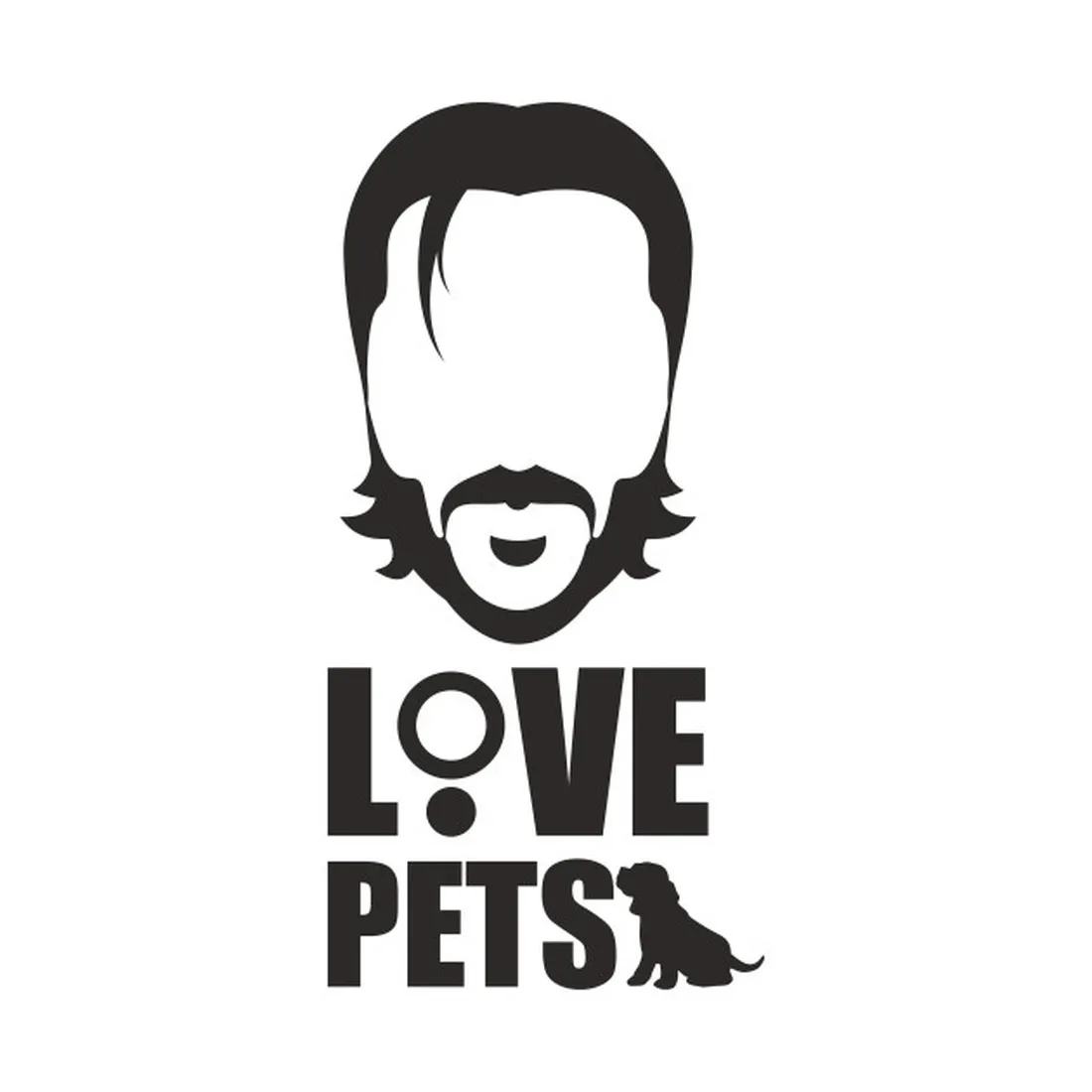 Г. Футболка с изображением животных с надписью «John Wick Love», «Be kind To Anime To animals», забавная футболка Keanu Reeves Art