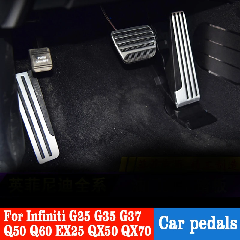 Для Infiniti G25 G35 G37 Q50 Q60 EX25 QX50 QX70 EX FX M25 Q60S педаль газа акселератора подножка чехол
