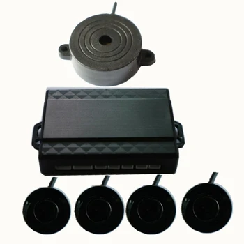 

DC12V Car Parking Sensor Sound Alert BIBI Sound Alarm Indicator Probe Reverse Back Up Monitor Radar Detector System Kit