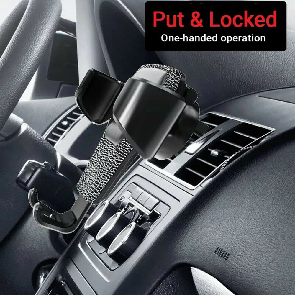 Stand Phone Holder Stable Black Cradle 1pc Replacement Car Air Vent GPS Stand Phone Holder Stable Black Cradle 1pc Replacement Car Air Vent GPS
