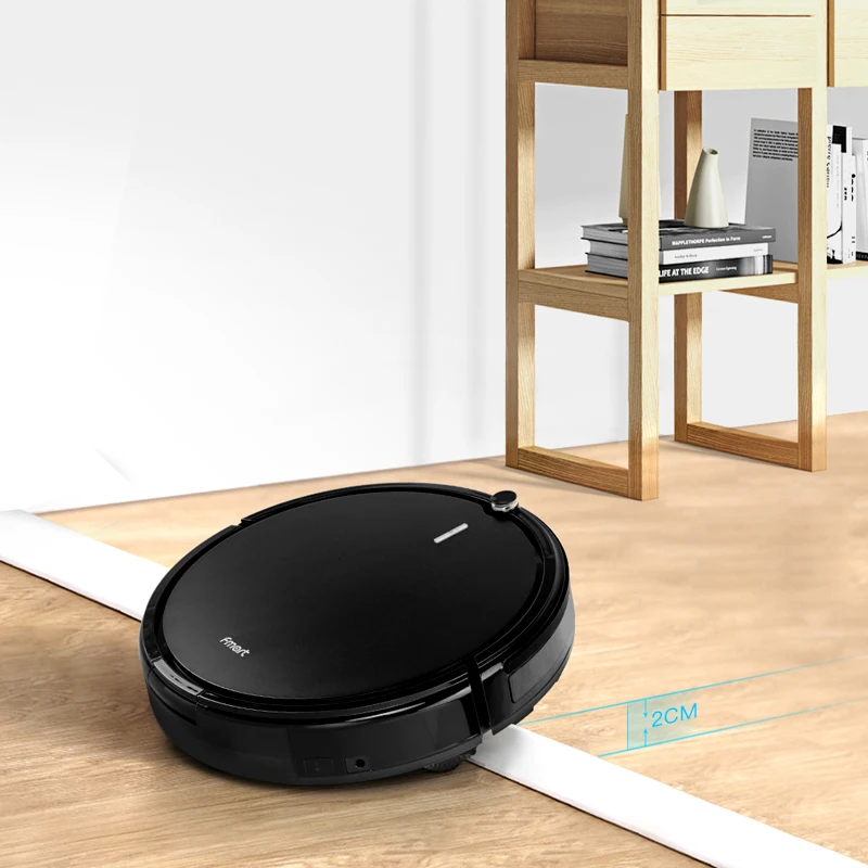 Fmart YZ-X1 Робот Пылесос APP и Голосовое Управление 1800pa Мощность Всасывания для Твердого Пола и Тонкого Ковра Влажная и Сухая Уборка
