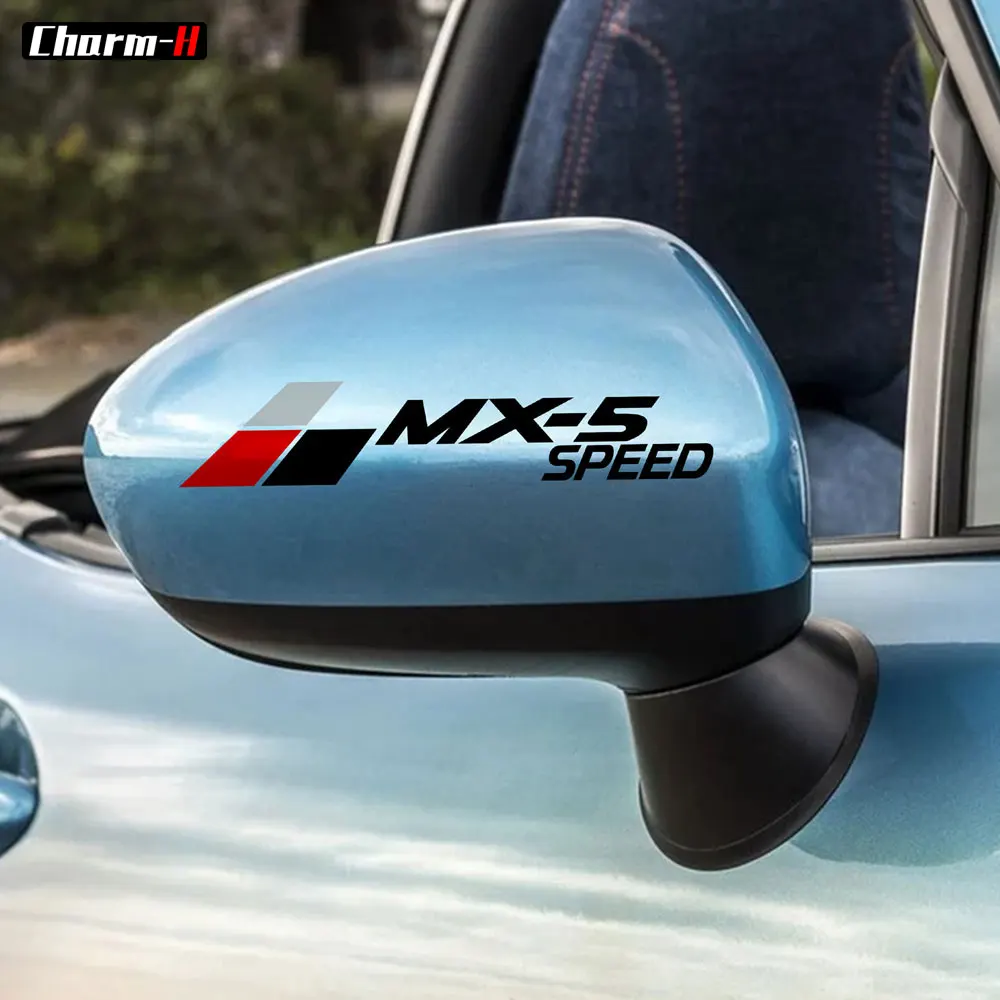 Car Styling Reflective Vinyl Door Side Window Windshield Bumper Mirror Fuel Tail Decals for Mazda MX-5 Stickers Accessories