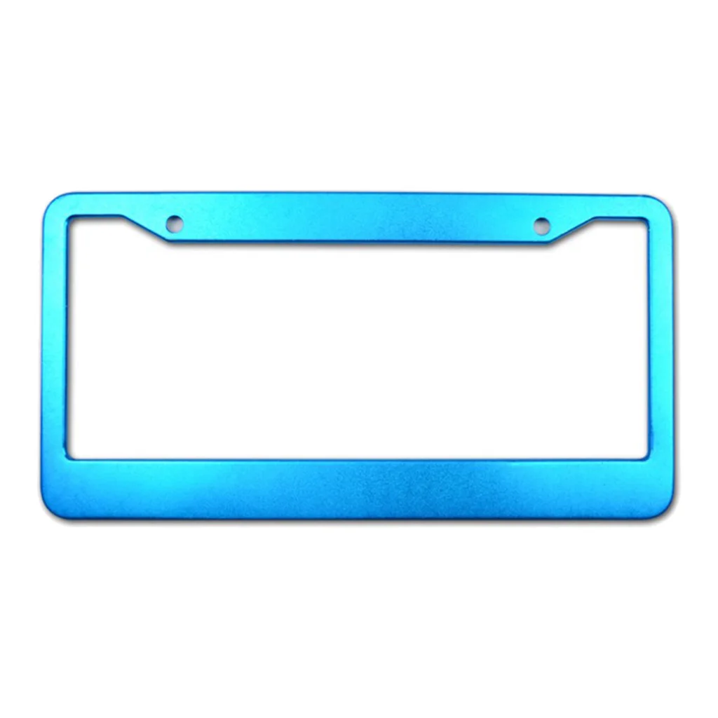 1 Piece Metal License Plate Frame for Men Women Tag Holder Aluminum Alloy Car Tag Frame with Screws Dropshipping