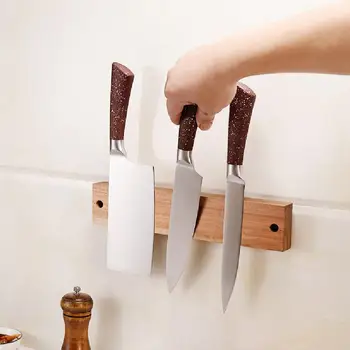 

Wood Magnetic Knife Strip Magnetic Knife Racks Magnetic Knife Holder Furniture Kitchen Gadgets Workshops Utensil Adsorbed