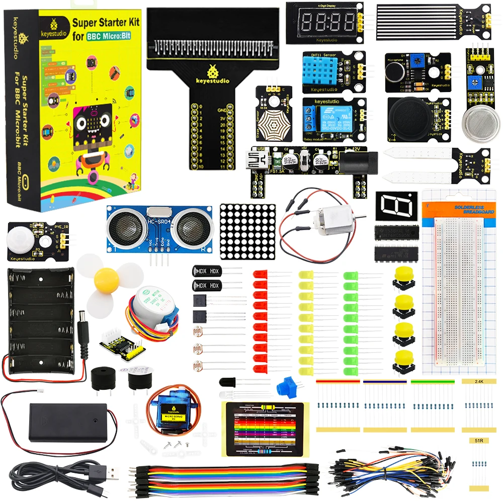 

Keyestudio Microbit Super Starter Kit for BBC Micro:bit STEM Programming for Christmas Gift