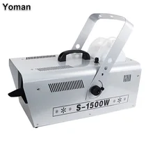 Machine à flocon de neige de noël avec télécommande 1500W, DJ Disco de Simulation de scène de mariage, lampe à tête mobile