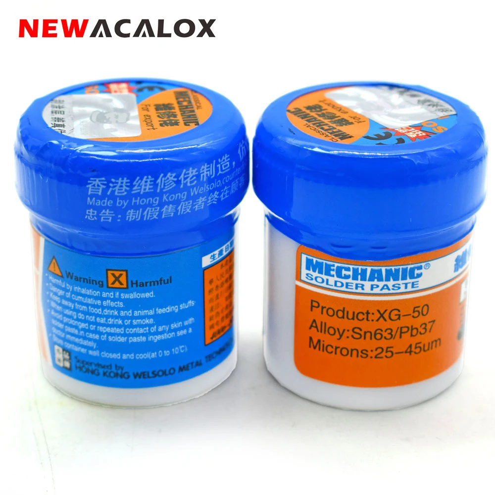 Сварочный инструмент NEWACALOX механик паяльная паста флюс 936 Sn63/Pb67 SMD SMT для паяльной