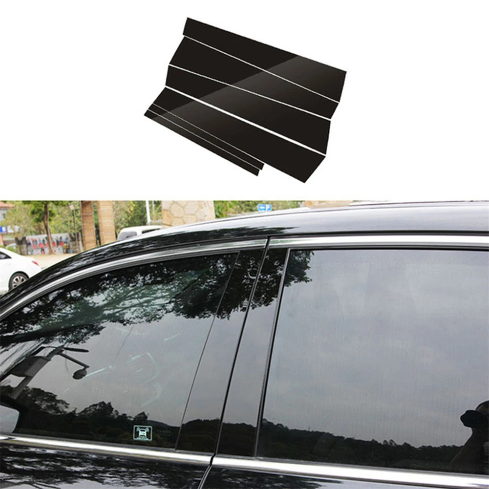 

Car Window Pillar Center Trim Sticker For Toyota Corolla 2014 2015 2016 2017 2018 Car Products 6 PCS Pillar Trim Sticker Cover