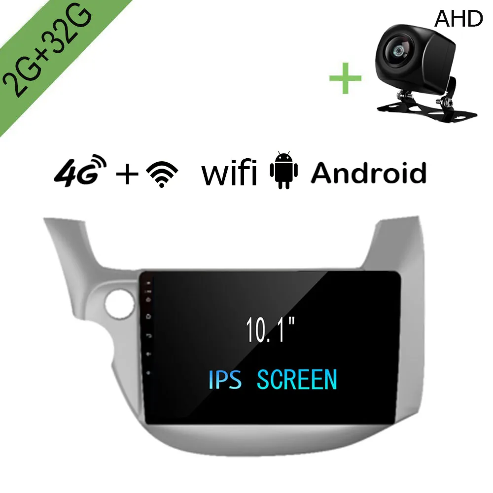 Android автомобильный Dvd gps Мультимедийный проигрыватель для Honda Fit 2008 2009 2010 2011-2013 2G + 32G