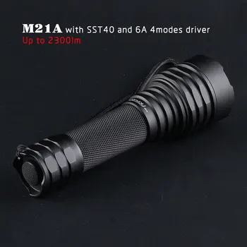 

LED Flashlight Convoy M21A SST40 2300lm C8 Plus 21700 Version Linterna LED Torch Tactical Flash Light Lantern Bike Work Light