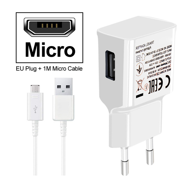 Wall Fast Chargar Adapter for Samsung Galaxy A10 A20 A30 A40 A50 A30S A50S A60 A70 A80 A90 A2 Core A8S Feel 2 cable