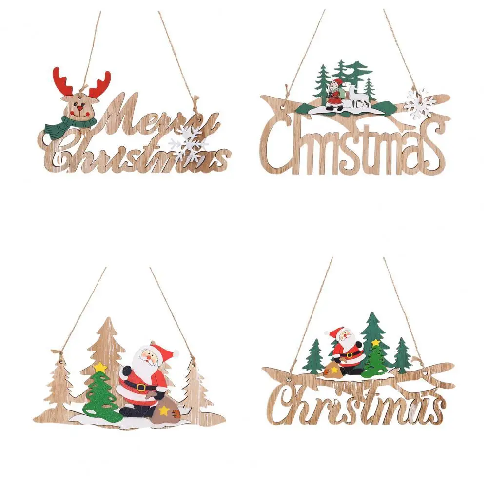 Веселые искусственные буквы деревянные изделия рождевечерние НКА украшение для