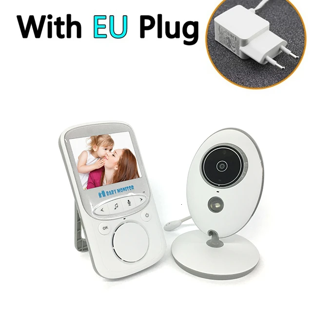 EU Plug Vb605 беспроводной ЖК-аудио цифровой ребенок медсестры органный ребенок монитор радио няня музыка 24h Портативный новорожденный камера портативная няня - Цвет: EU Plug