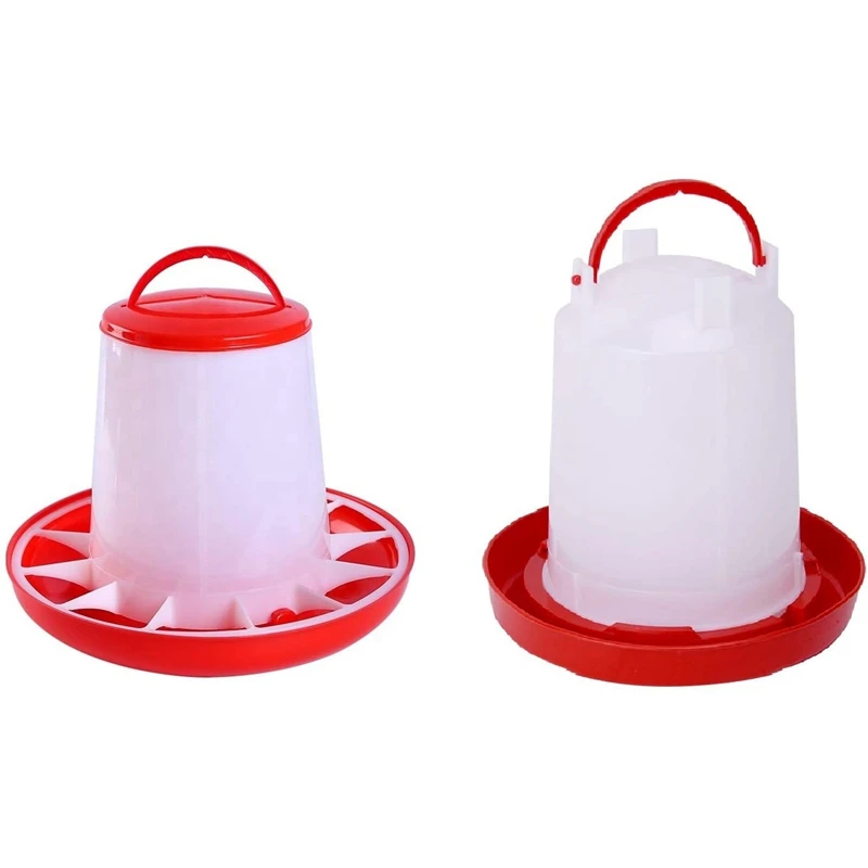 

Baby Chick Feeder and Waterer Kit for Poultry Fount for Up To 12 Chicks,Broiler Easy To Clean,Highly Practical for Coop