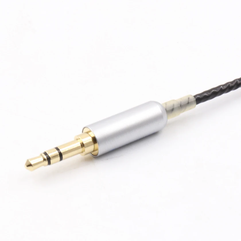 Copper colour 5N OFC Soft Audio diy earphone Cable HD595 HD598 HD558 HD518 HIFI Headphone Line