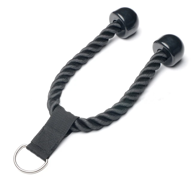 Ezweiji Cuerda Triceps, Accesorio para Cable de Cuerda de tríceps 70 Cm  Cuerda De Tríceps para Un Entrenamiento De Fuerza Eficaz Incluye Eslabón  Giratorio Y Mosquetón : : Deportes y aire libre