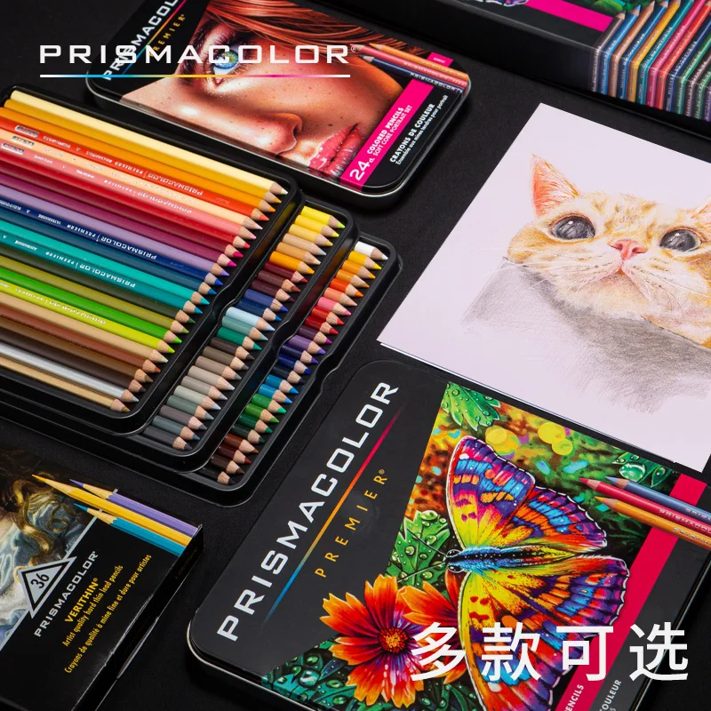 

American Original Prismacolor 12/24//72/132/150 Premier Oil Color Pencils Sanford Hand Drawing Sketch Pencil Art School Supplies