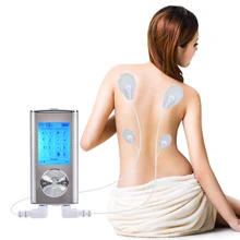 Electronic Pulse Muscle Stimulation Massager EMS Machine Tens Unit Meridian Therapy Instrument Portable Household Body Massager