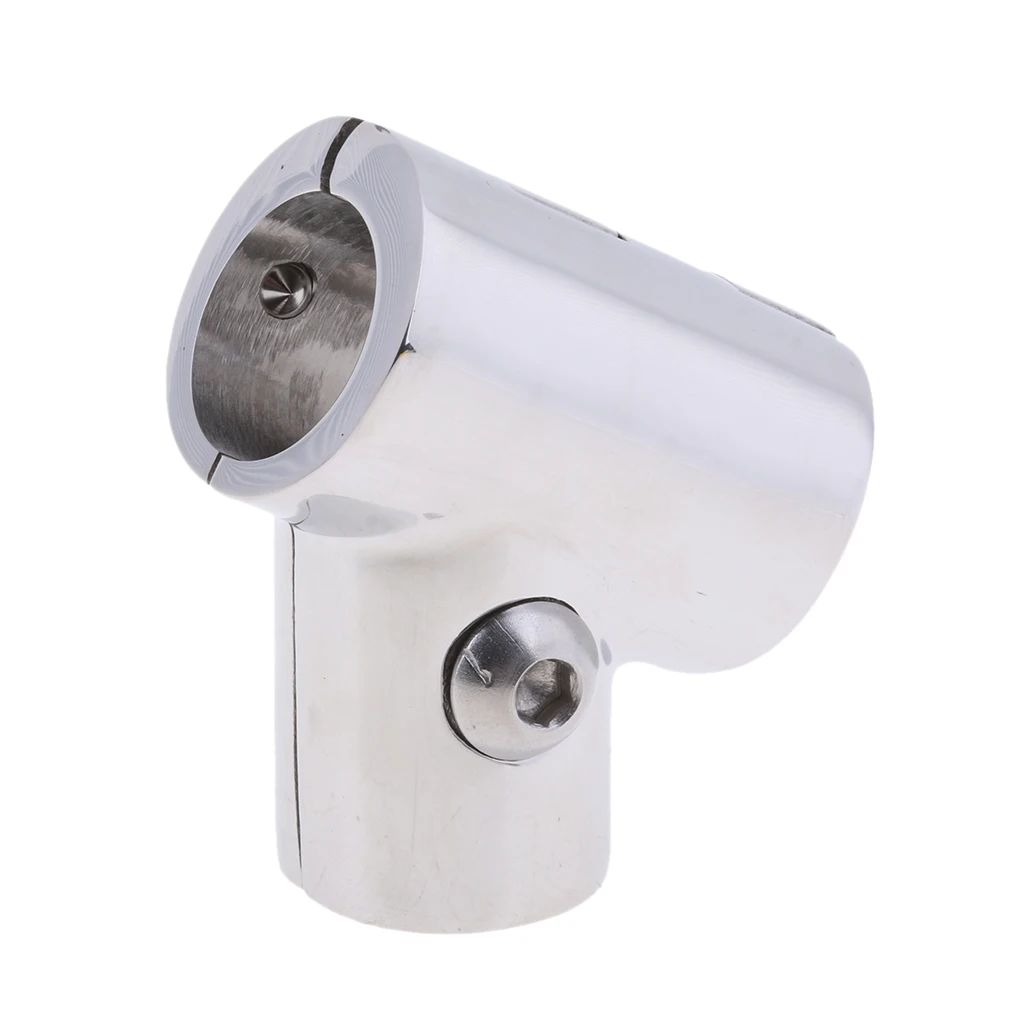 4X Stainless Steel 316 Grade Boat Marine Handrail Fitting 60 Degree Tee 7/8'' 22mm