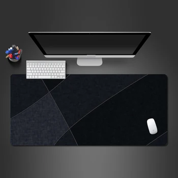 

Senior Unique Personality Black Irregular Mouse Pad Super Best-selling High Quality Rubber Large Lock Edge Notebook Computer Mat