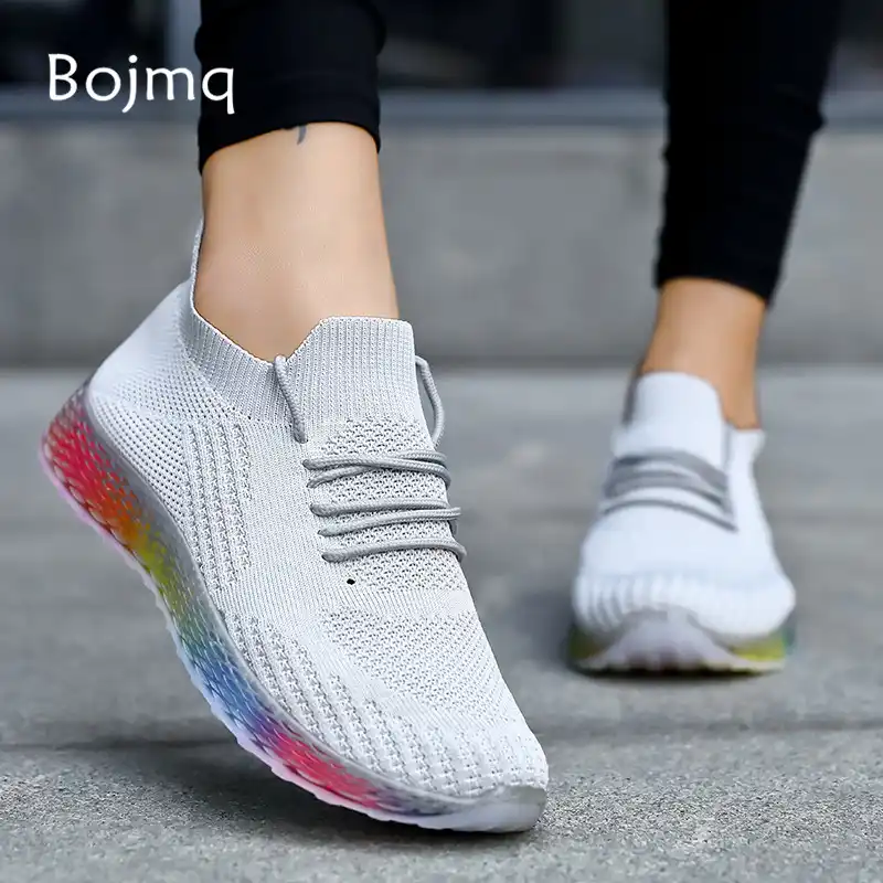 Bojmq Tenis Femenino Zapatos de Tenis para Mujer 2019 gran oferta Zapatos  deportivos de gimnasia femeninos Zapatillas de malla de aire zapatillas  planas para Mujer Zapatos Mujer|Zapatos de tenis| - AliExpress