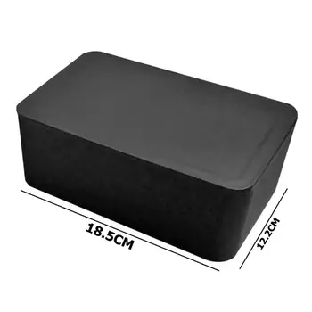 

Tissue Storage Box Container Case with Dustproof Cover Lid for Home Plastic Solid Napkin Holder Wet Wipes Dispenser