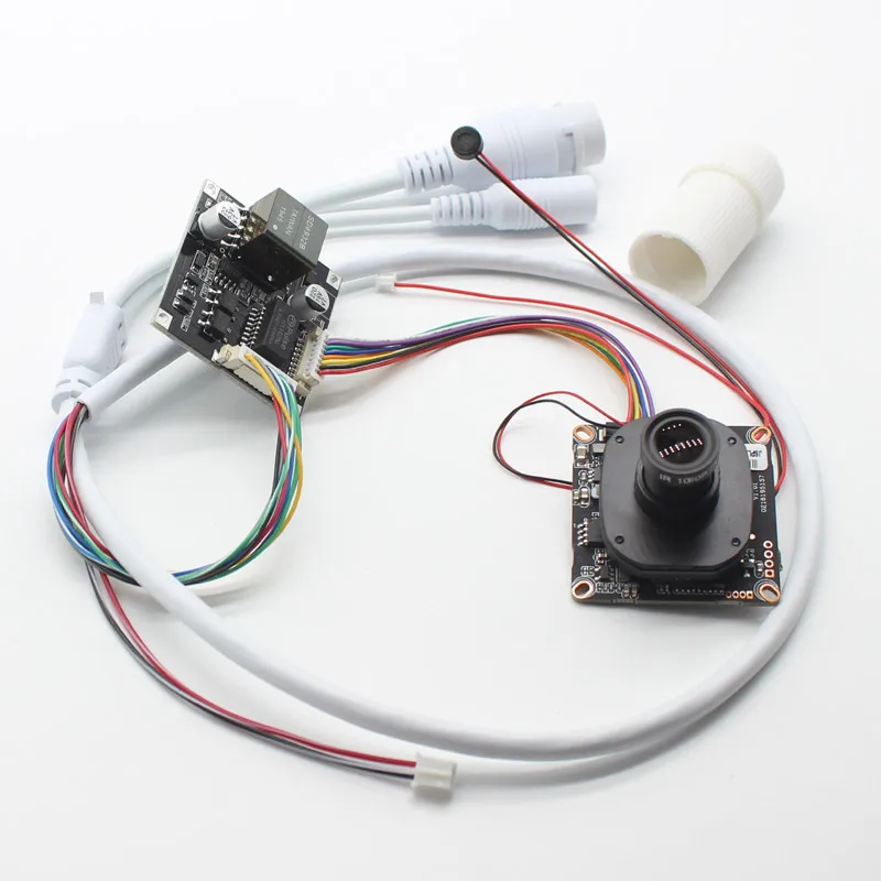 HD 4mp 5mp 8mp IP CCTV Camera module + 48V POE module POE cable Network Security IPC XMEye + lens IRCut - 2