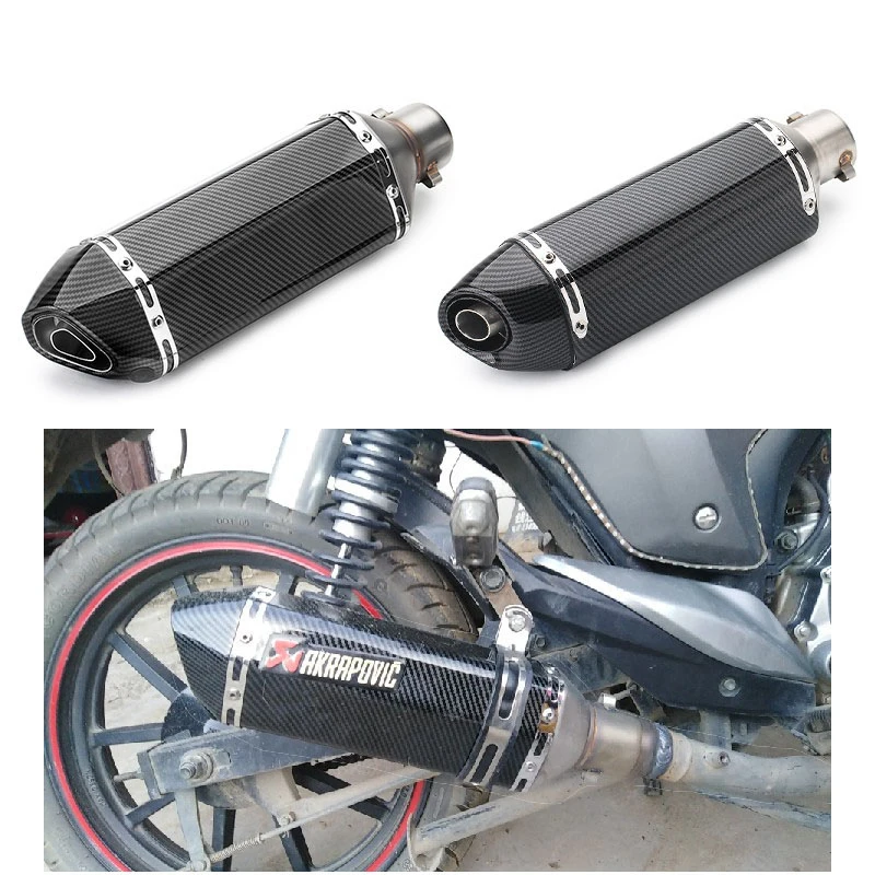 51 мм Akrapovic мотоцикл глушитель с дБ убийца Скутер ATV Yoshimura глушитель для MSX125 Z750 CRF230 FZ16