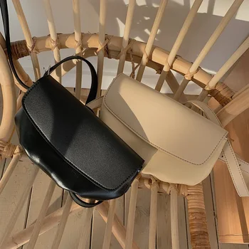 

2020 new high-end bags with foreign flavor texture women's bags Ins super popular small design flip bag dumpling bag