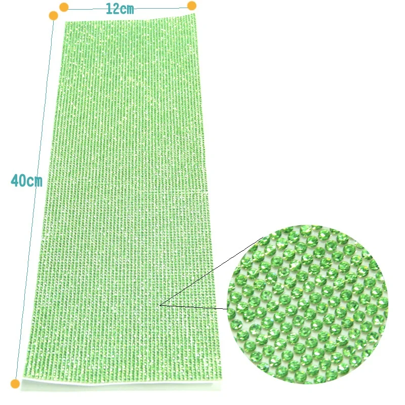 Кристаллы наклейки, декоративный элемент для рукоделия стикер со стразами для автомобиля дома Мобильный телефон ноутбук персонализированные стикера s - Название цвета: Зеленый