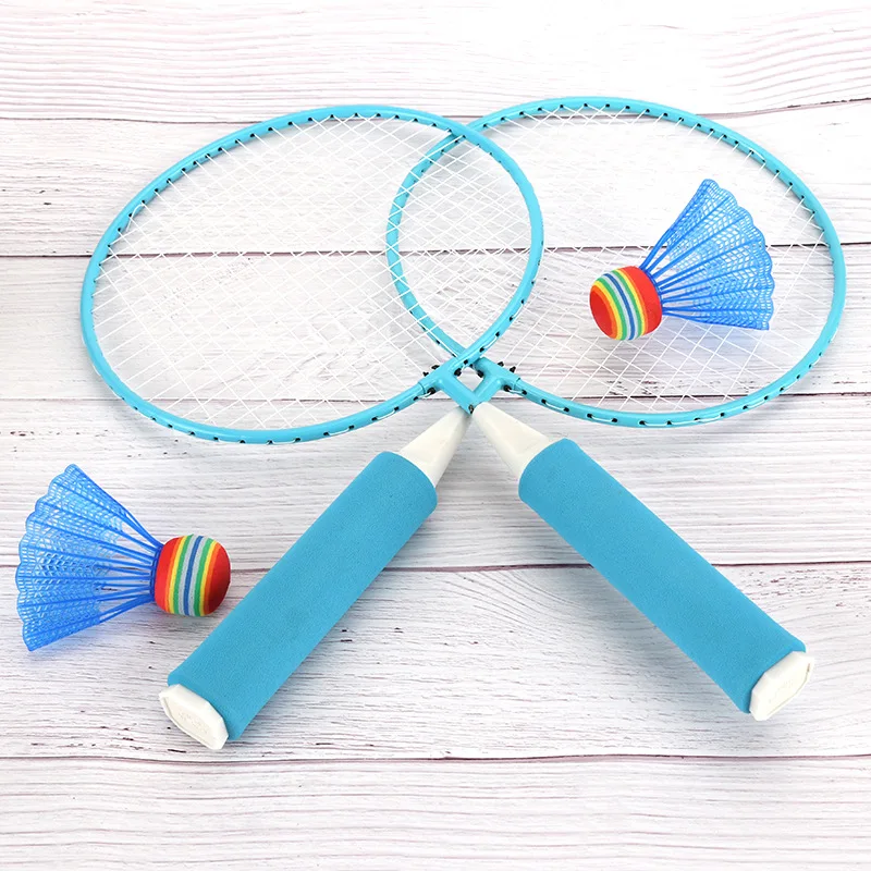 

2PCS/Set Children Badminton Racket Kids Badminton Set Boys Girls Outdoor Sport Trainding Playing Tools Toy with 2 Balls